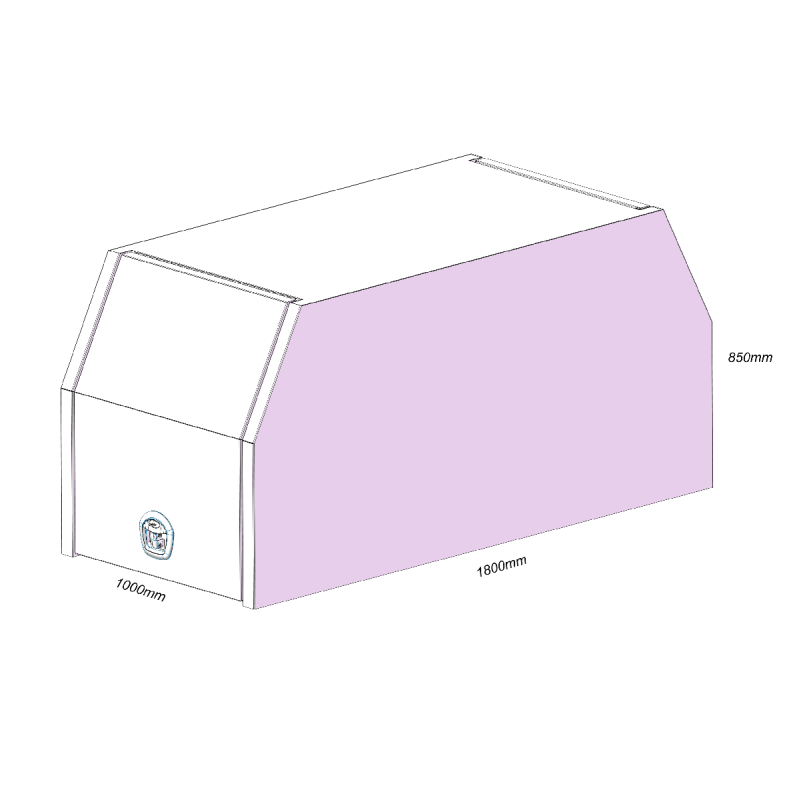 1000mm Aluminum Canopy  