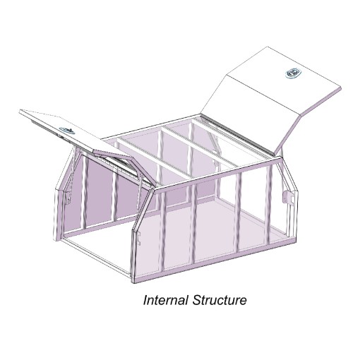 1400mm Aluminum Canopy 