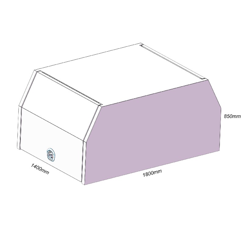 1400mm Aluminum Canopy  