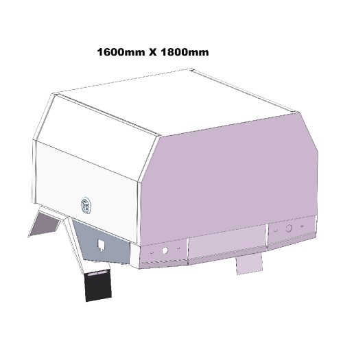 1600mm Service Body  2 DOOR 