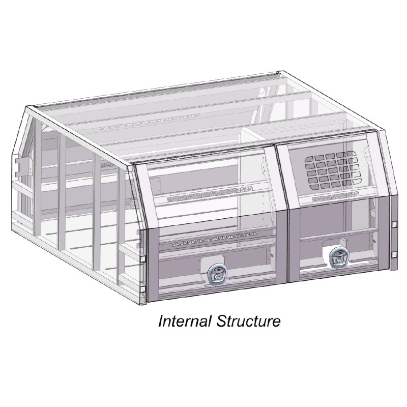 Jack off 1800mm Dog Boxes 
