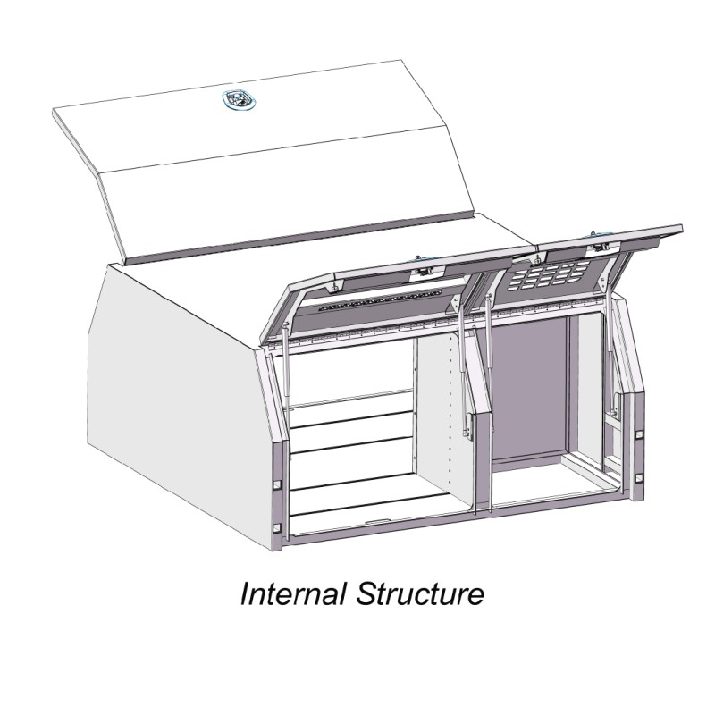 Jack off 1800mm Dog Boxes 
