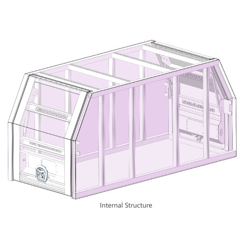 800mm Aluminum Canopy 
