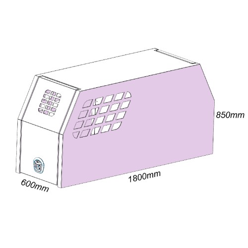 600mm  half dog boxes  