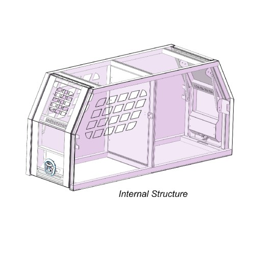 600mm  half dog boxes 