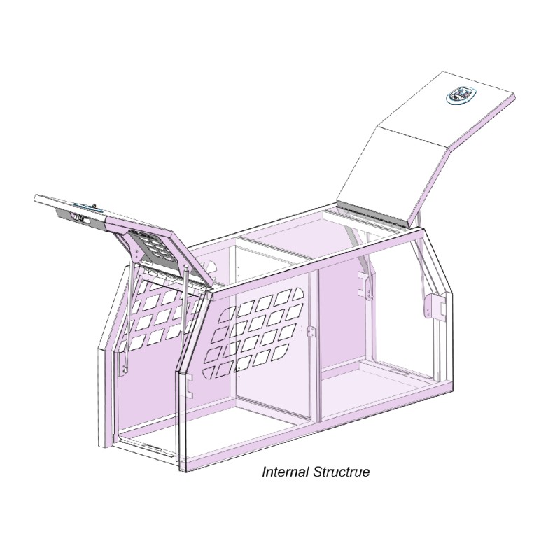 600mm  half dog boxes  