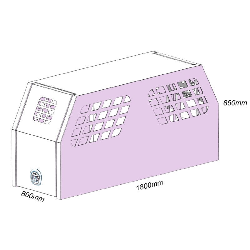800mm Full Dog Boxes 