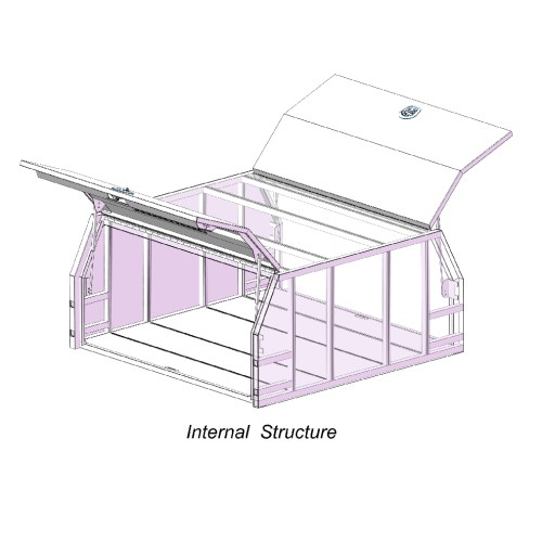 Jack off 1600mm Aluminum Canopy 